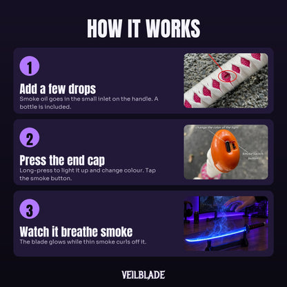 Veilblade LED Smoke Katana