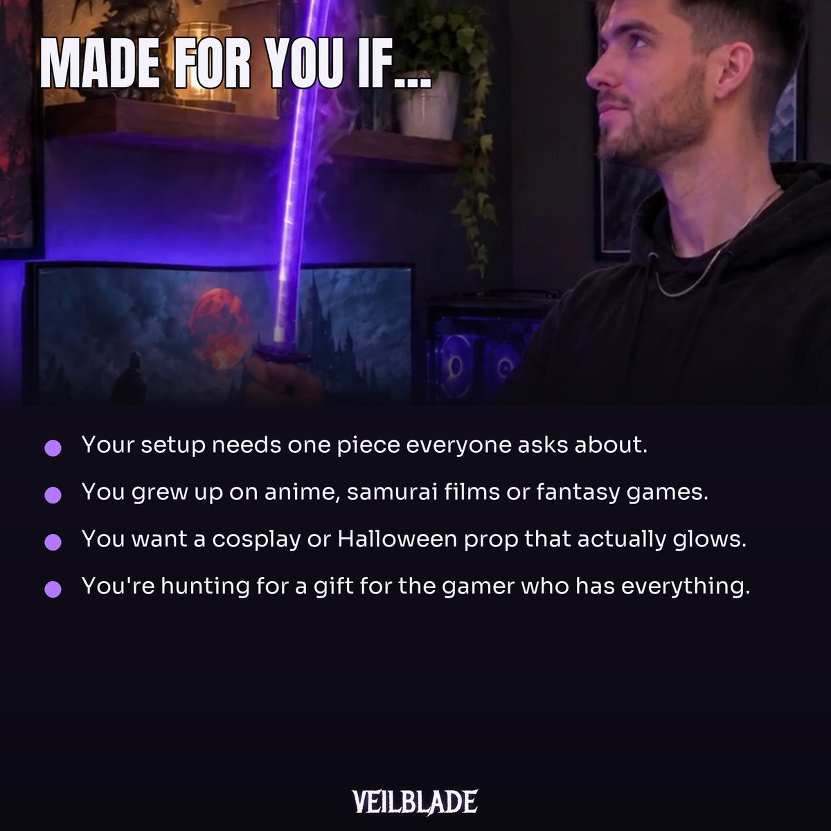 Veilblade LED Smoke Katana